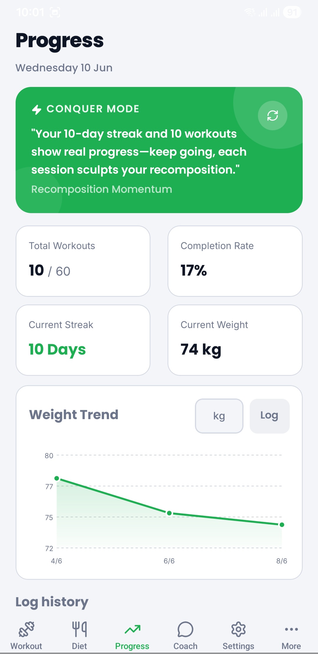 Progress & Stats